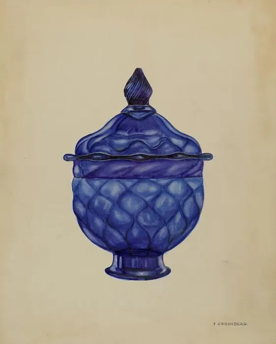 Framed Print : Sugar Bowl with Cover, c. 1936. Creator: A. Zaidenberg Framed Print : Sugar Bowl with Cover, c. 1936. Creator: A. Zaidenberg