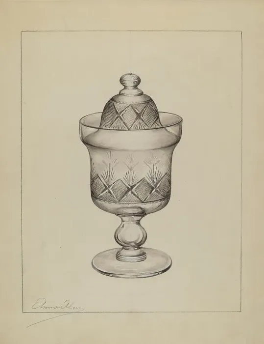 Framed Print : Sugar Bowl with Cover, c. 1937. Creator: Anna Aloisi Framed Print : Sugar Bowl with Cover, c. 1937. Creator: Anna Aloisi