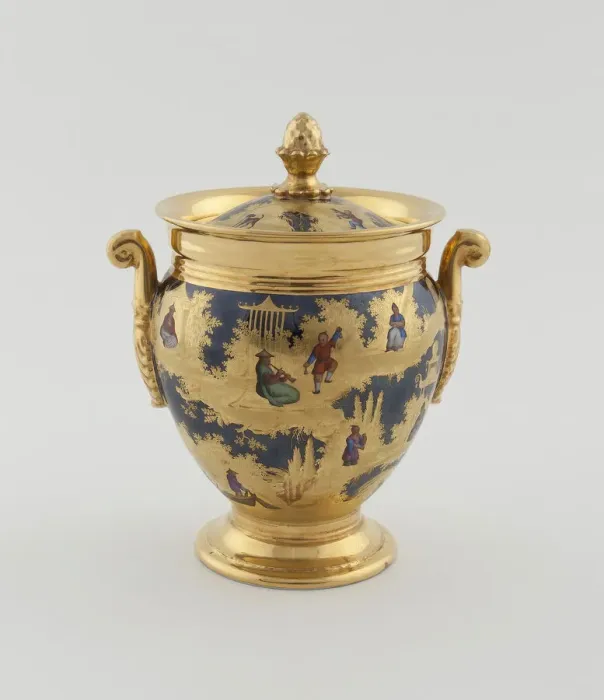 Framed Print : Sugar Bowl, Paris, c. 1820. Creator: Denuelle Porcelain Manufactory Framed Print : Sugar Bowl, Paris, c. 1820. Creator: Denuelle Porcelain Manufactory