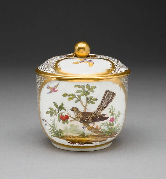 Sugar Bowl, Sevres, 1781. Creators: Sevres Porcelain Manufactory