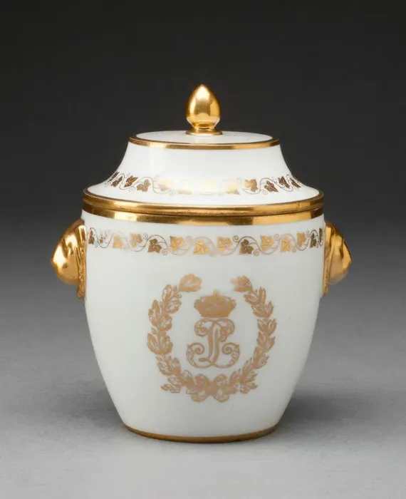 Framed Print : Sugar Bowl, Sevres, 1834. Creator: Sevres Porcelain Manufactory Framed Print : Sugar Bowl, Sevres, 1834. Creator: Sevres Porcelain Manufactory