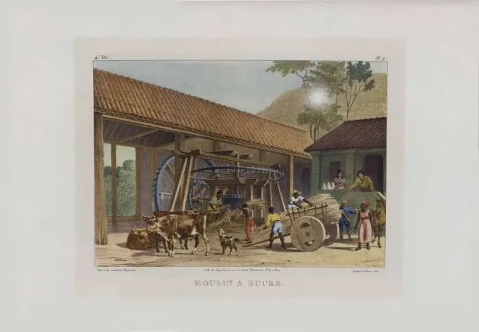 Framed Print : The sugar mill. From Malerische Reise in Brasilien, 1830-1835. Creator: Rugendas Framed Print : The sugar mill. From Malerische Reise in Brasilien, 1830-1835. Creator: Rugendas