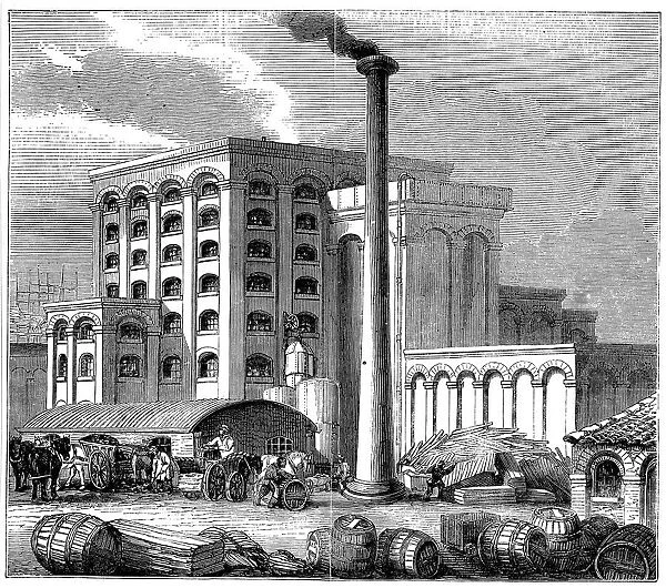 Sugar refinery, Southampton, England, which opened in 1851