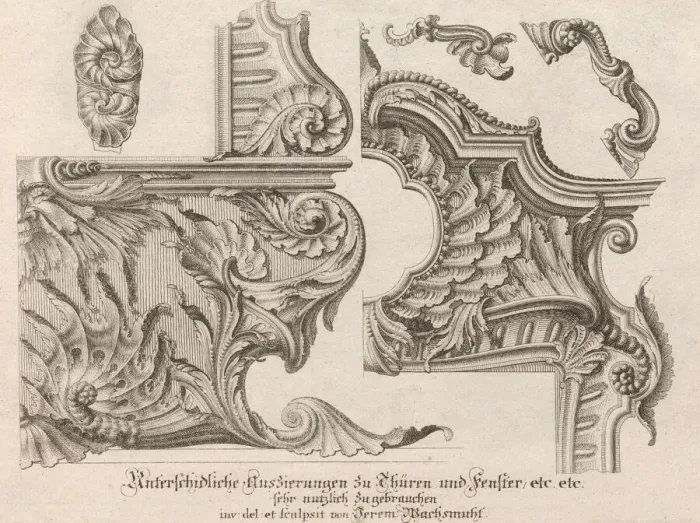 Framed Print : Suggestion for the Decoration of the Lower and Top Right of a Frame, Plate Framed Print : Suggestion for the Decoration of the Lower and Top Right of a Frame, Plate