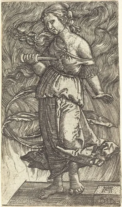Framed Print : The Suicide of Dido, c. 1520 / 1530. Creator: Albrecht Altdorfer Framed Print : The Suicide of Dido, c. 1520 / 1530. Creator: Albrecht Altdorfer