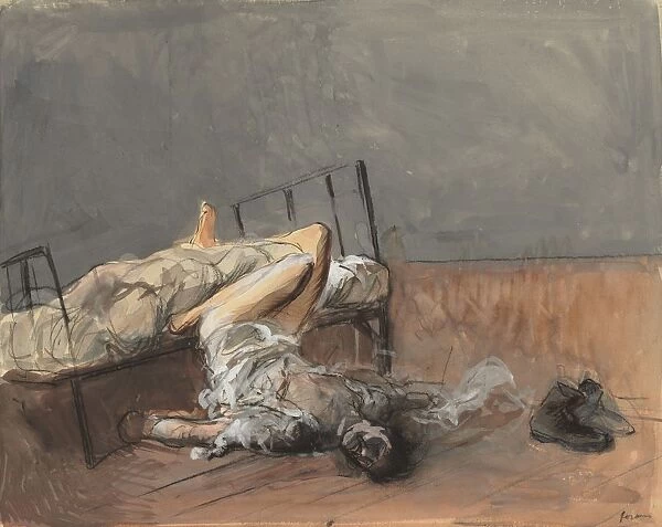 The Suicide, fourth quarter 1800s or first third 1900s. Creator: Jean Louis Forain (French