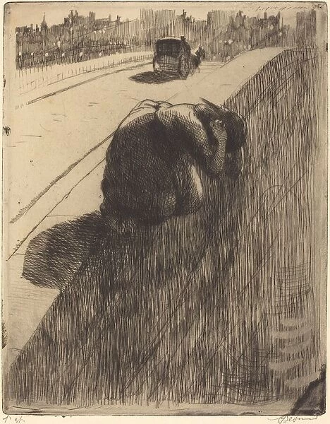 The Suicide (Le Suicide), c. 1886. Creator: Paul Albert Besnard