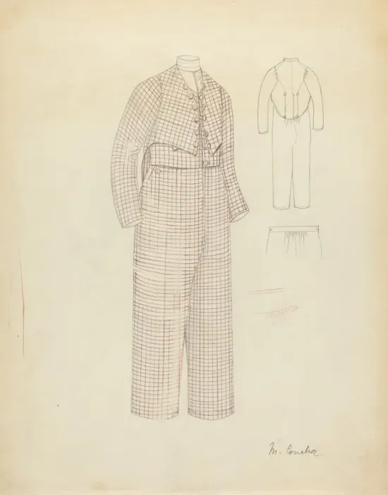 Framed Print : Suit, 1935 / 1942. Creator: Margaret Concha Framed Print : Suit, 1935 / 1942. Creator: Margaret Concha