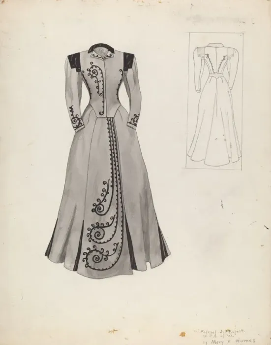 Framed Print : Suit (Costume), c. 1937. Creator: Mary E Humes Framed Print : Suit (Costume), c. 1937. Creator: Mary E Humes
