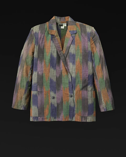 Suit: jacket, blouse, and skirt designed by Willi Smith, 1969-1987. Creator: Willi Smith