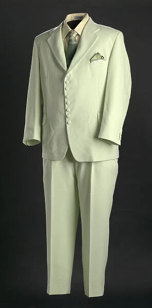 Suit, shirt, and handkerchief worn by Ira Tucker Sr. late 20th century