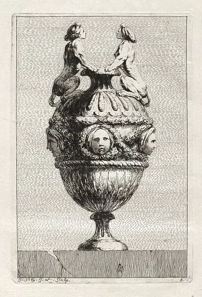 Suite of Vases: Plate 5, 1746. Creator: Jacques Francois Saly (French, 1717-1776)