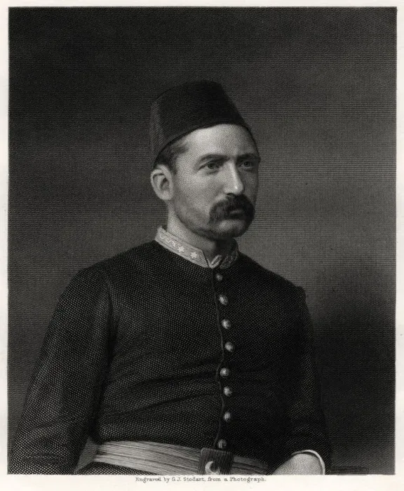 Framed Print : Suleiman Pasha, 19th century. Artist: George J Stodart Framed Print : Suleiman Pasha, 19th century. Artist: George J Stodart