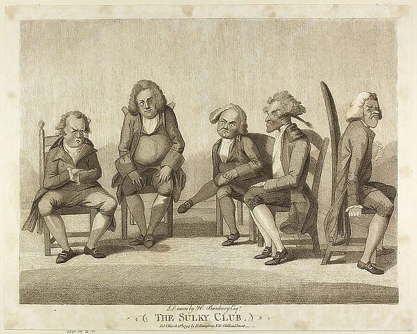The Sulky Club, published March 18, 1794. Creator: Henry William Bunbury