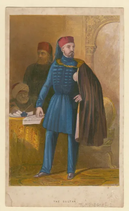 Framed Print : Sultan Abdülmecid I (1823-1861), 1850. Artist: Anonymous Framed Print : Sultan Abdülmecid I (1823-1861), 1850. Artist: Anonymous