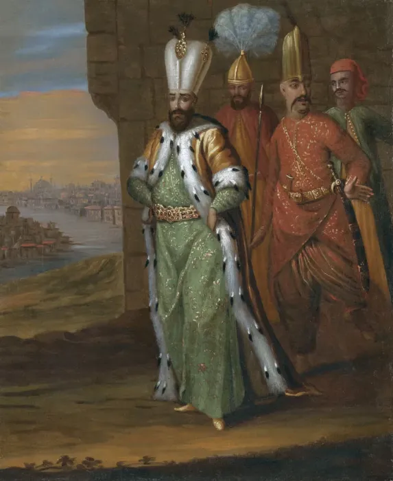 Framed Print : Sultan Ahmed III (1673-1736) and his Retinue Framed Print : Sultan Ahmed III (1673-1736) and his Retinue
