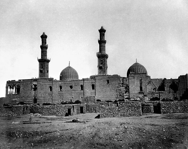 Sultan Barquq Mosque, Cairo, Egypt, 1878. Artist: Felix Bonfils