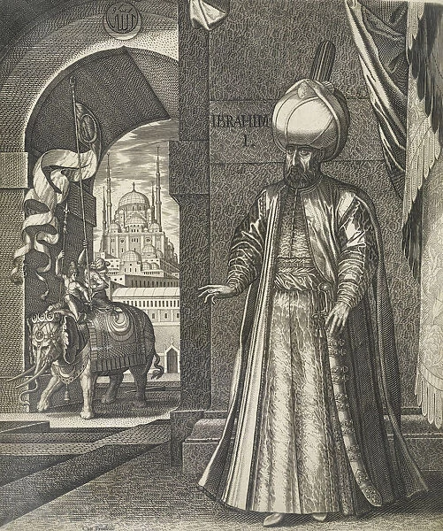 Sultan Suleiman I the Magnificent. Artist: Lorch, Melchior (1527?1588)