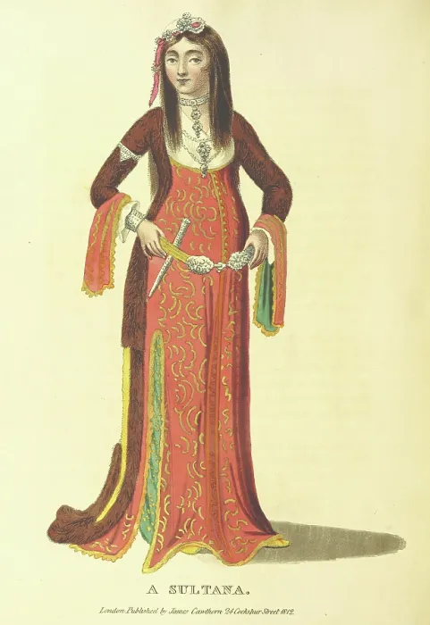 Framed Print : A Sultana, 1813. Creator: Unknown Framed Print : A Sultana, 1813. Creator: Unknown