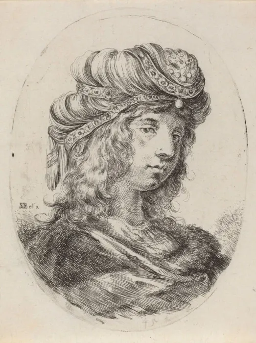 Framed Print : Sultaness in a Banded Turban, Turned to the Right, 1649 / 1650 Framed Print : Sultaness in a Banded Turban, Turned to the Right, 1649 / 1650