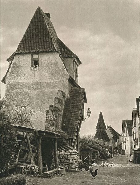 Sulzfeld a. Main - Town Wall, 1931. Artist: Kurt Hielscher
