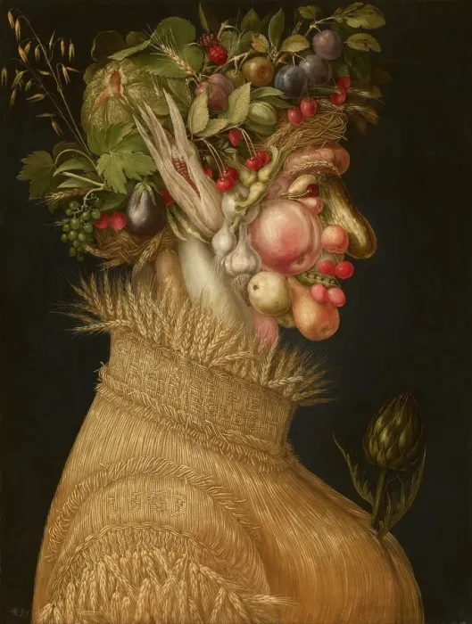 Framed Print : Summer, 1563. Artist: Arcimboldo, Giuseppe (1527-1593) Framed Print : Summer, 1563. Artist: Arcimboldo, Giuseppe (1527-1593)