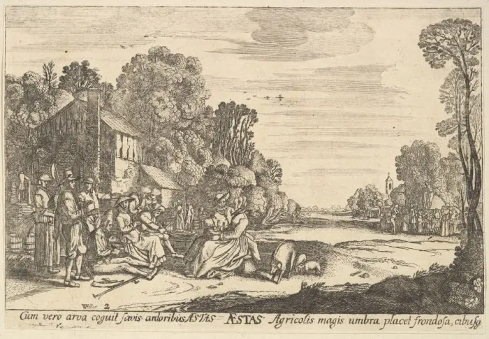 Framed Print : Summer, 1629. Creator: Wenceslaus Hollar Framed Print : Summer, 1629. Creator: Wenceslaus Hollar