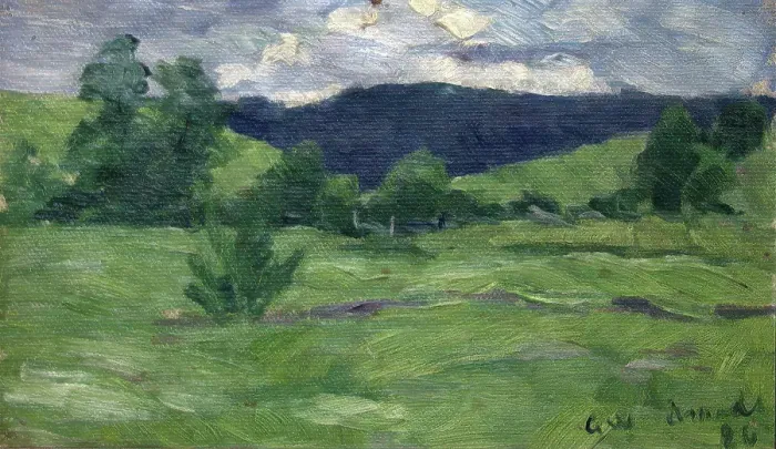 Framed Print : Summer, 1886. Creator: Gustav Wentzel Framed Print : Summer, 1886. Creator: Gustav Wentzel