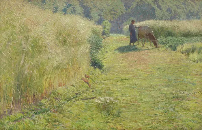 Framed Print : Summer, 1893. Creator: Emile Claus Framed Print : Summer, 1893. Creator: Emile Claus