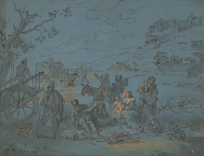 Framed Print : Summer, 18th century (?). Creator: Anon Framed Print : Summer, 18th century (?). Creator: Anon