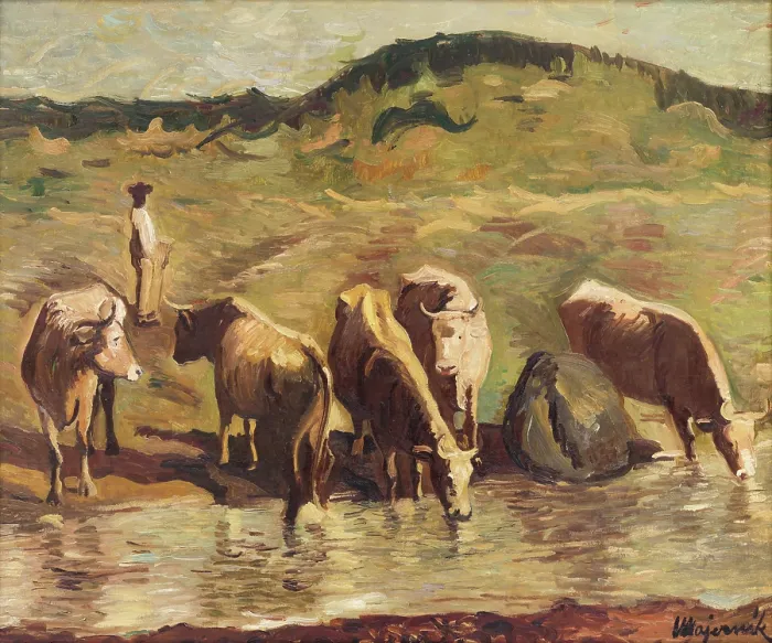 Framed Print : Summer, 1940. Creator: Cyprian Majernik Framed Print : Summer, 1940. Creator: Cyprian Majernik