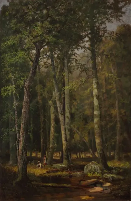 Framed Print : A Summer Afternoon, 1882. Creator: R. Way Smith (American, 1840-1900) Framed Print : A Summer Afternoon, 1882. Creator: R. Way Smith (American, 1840-1900)
