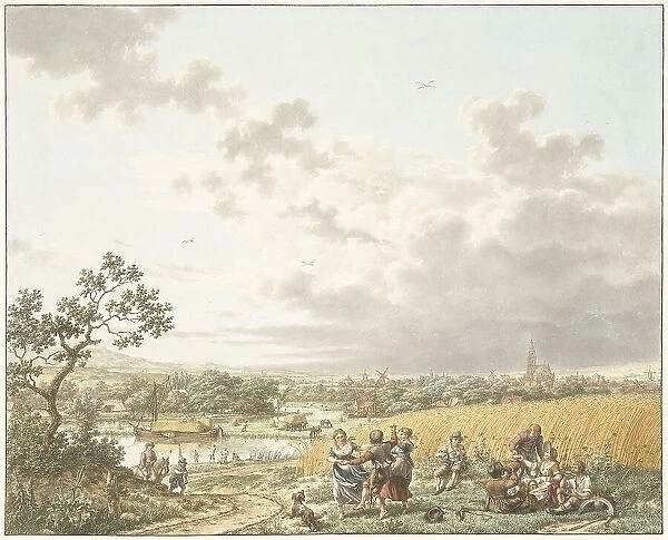Summer, afternoon and sky; the four seasons, times of day and elements, 1797. Creator: Jacob Cats