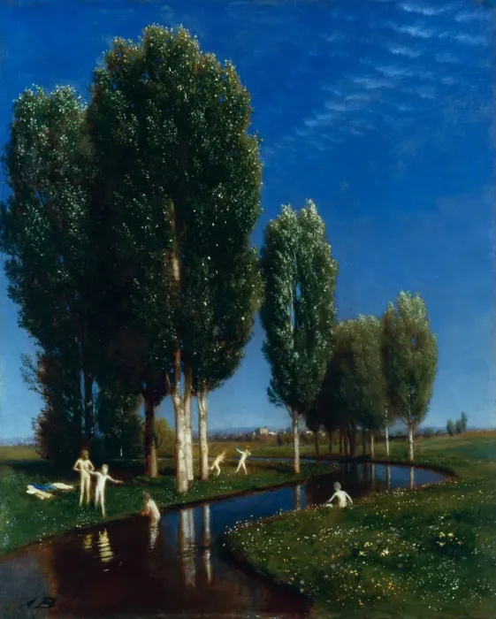 Framed Print : Summer Day, 1881. Artist: Bocklin, Arnold (1827-1901) Framed Print : Summer Day, 1881. Artist: Bocklin, Arnold (1827-1901)