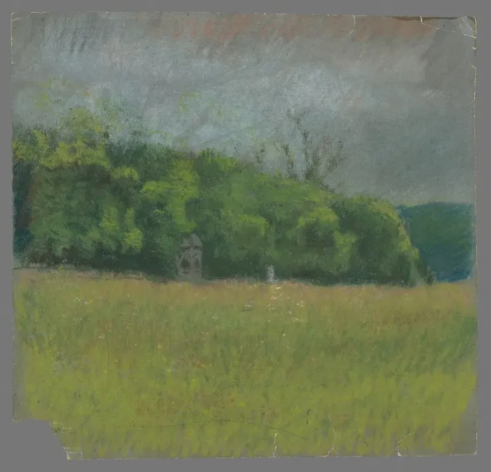 Framed Print : Summer day on a rocky forest clearing, 1875 / 1885. Creator: Ladislav Mednyanszky Framed Print : Summer day on a rocky forest clearing, 1875 / 1885. Creator: Ladislav Mednyanszky