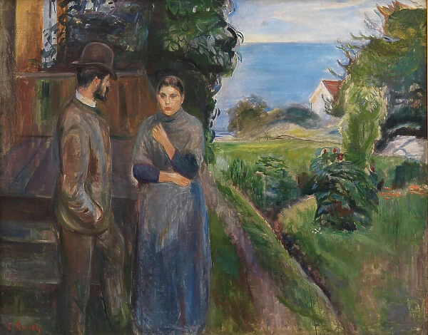 Summer Evening, 1889. Creator: Edvard Munch
