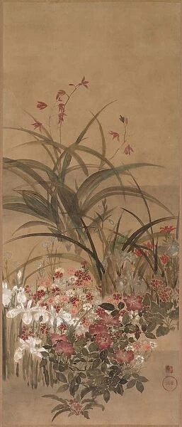 Summer Flowers, mid 1600s. Creator: Kitagawa S?setsu (Japanese, active 1639-50)