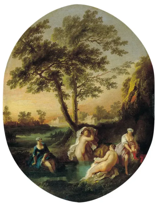 Framed Print : Summer (From the series The Four Seasons). Artist: Quillard, Pierre-Antoine (1701-1733) Framed Print : Summer (From the series The Four Seasons). Artist: Quillard, Pierre-Antoine (1701-1733)