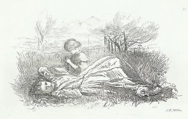 Summer Indolence, 1861. Creator: John Everett Millais