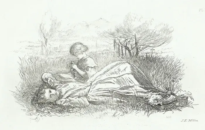 Framed Print : Summer Indolence, 1861. Creator: John Everett Millais Framed Print : Summer Indolence, 1861. Creator: John Everett Millais