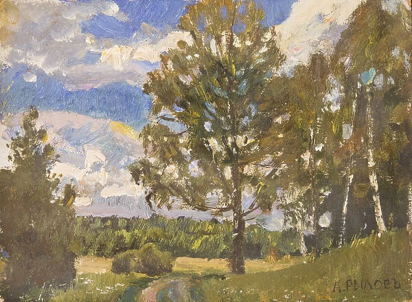 Summer Landscape. Artist: Rylov, Arkadi Alexandrovich (1870-1939)