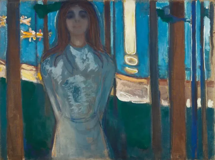 Framed Print : Summer Night. The Voice. Artist: Munch, Edvard (1863-1944) Framed Print : Summer Night. The Voice. Artist: Munch, Edvard (1863-1944)