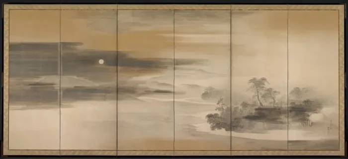 Framed Print : Summer Night; Winter Day, 1784. Creator: Maruyama Okyo (Japanese, 1733-1795) Framed Print : Summer Night; Winter Day, 1784. Creator: Maruyama Okyo (Japanese, 1733-1795)