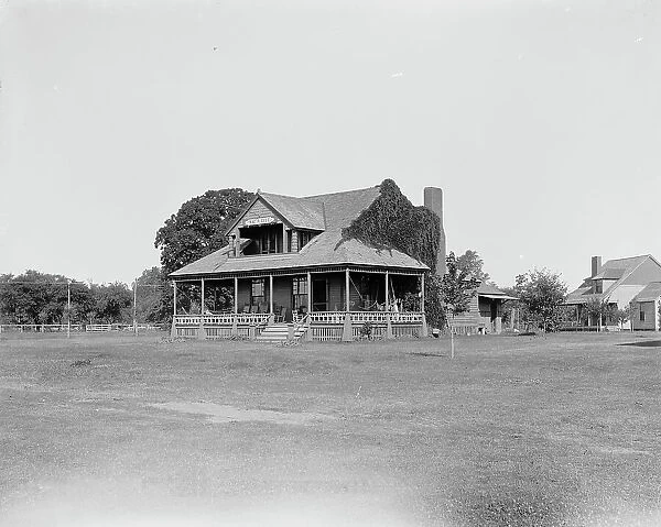 A Summer residence, Grande Pointe, St. Clair River, between 1900 and 1906. Creator: Unknown
