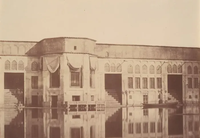 Framed Print : [Summer residence (Qasr) of the Shah, Emarat-e xoruji, Teheran, Iran], 1840s-60s