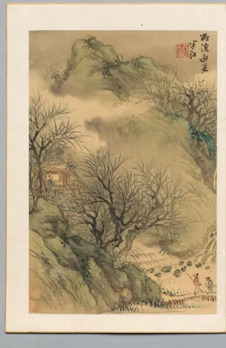 Framed Print : Summer Retreat, early 19th century. Creator: Hanko Okada (Japanese, 1782-1845) Framed Print : Summer Retreat, early 19th century. Creator: Hanko Okada (Japanese, 1782-1845)