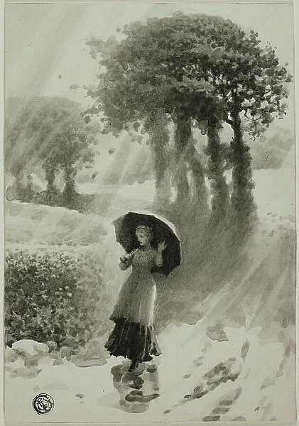 Summer Shower, 1875 / 99. Creator: Alfred Sacheverel Coke