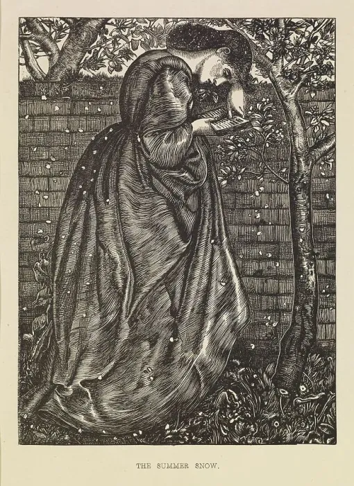 Framed Print : The Summer Snow, 1863. Creator: Sir Edward Coley Burne-Jones Framed Print : The Summer Snow, 1863. Creator: Sir Edward Coley Burne-Jones