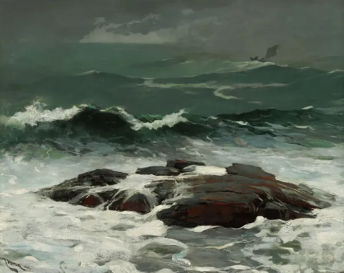 Framed Print : Summer Squall, 1877. Creator: Winslow Homer Framed Print : Summer Squall, 1877. Creator: Winslow Homer