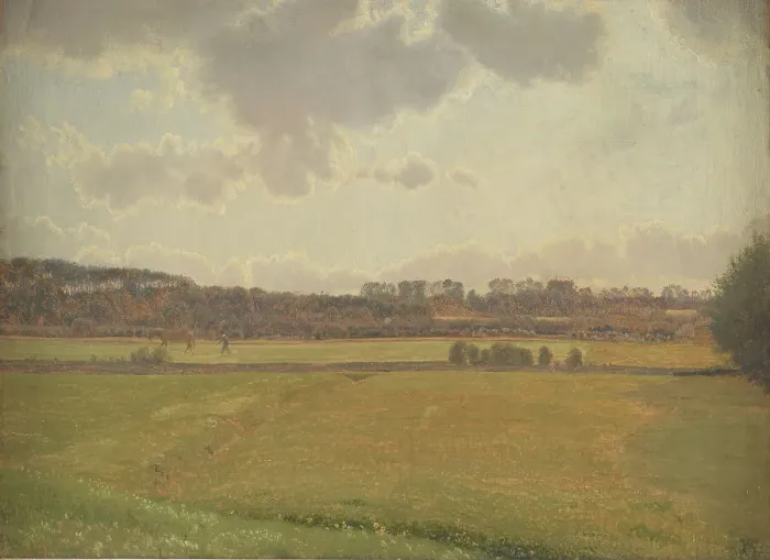 Framed Print : Summer's day at Bisholt, 1897. Creator: Vilhelm Kyhn Framed Print : Summer's day at Bisholt, 1897. Creator: Vilhelm Kyhn